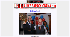 Desktop Screenshot of ilooklikebarackobama.com